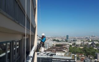 Travaux urbains sur cordes - Maçonnerie