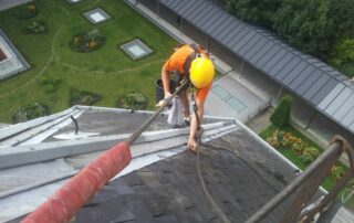 Travaux urbains sur cordes - Maçonnerie