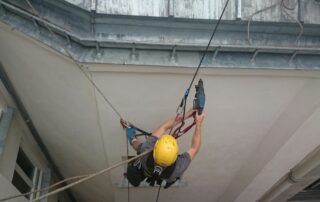 Travaux urbains sur cordes - Maçonnerie