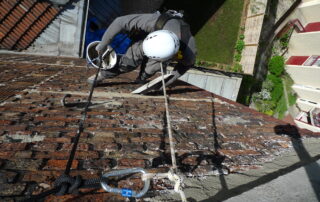 Travaux urbains sur cordes - Maçonnerie